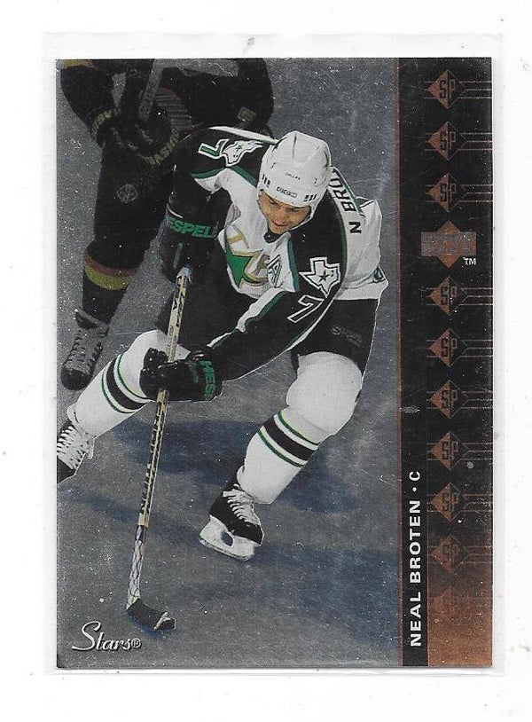 1994-95 Upper Deck SP Inserts NHL Ice Hockey Card #15 Neal Broten , Dallas Stars