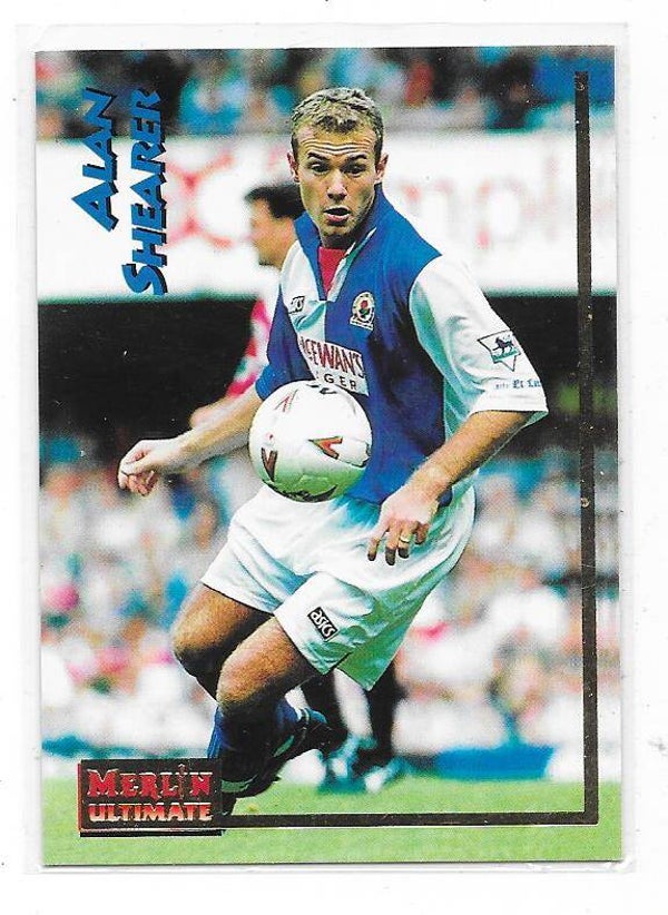 1995-96 Merlin Football Ultimate #26 Alan Shearer  Blackburn Rovers , England