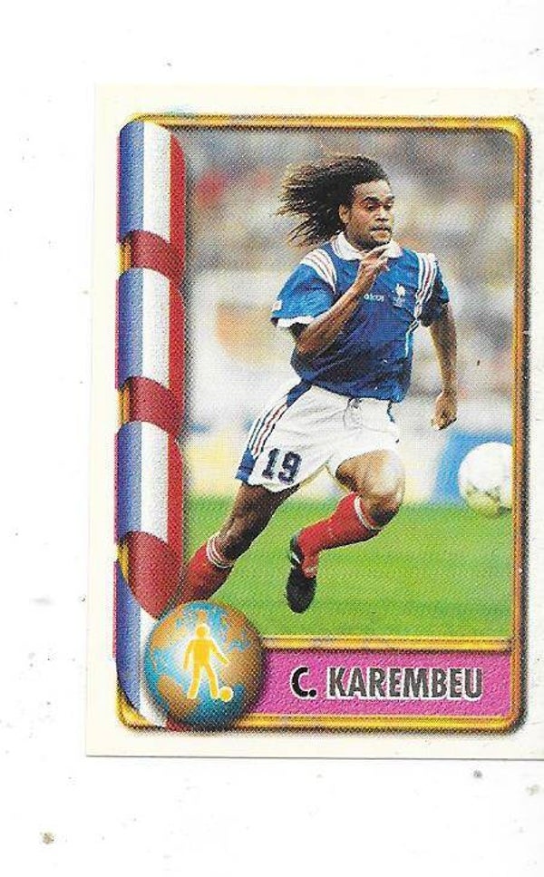 1998 Navarrete France 98 World Cup Football Sticker #276 Christian Karembeu , France