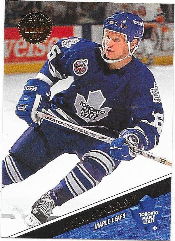1993-94 LEAF #137 Nikolai Borschevsky , Toronto Maple Leafs RC
