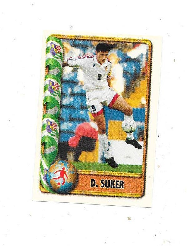 1998 Navarrete FIFA France 98 Sticker #200 Davor Šuker , Croatia