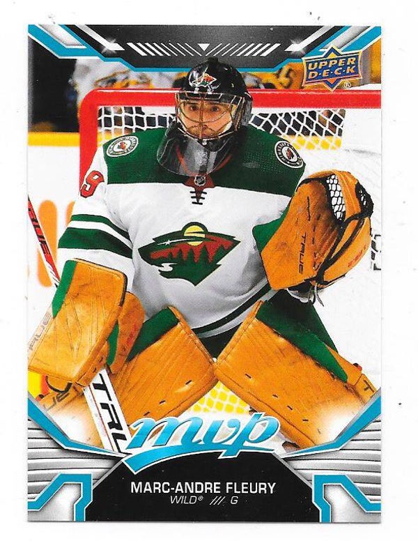 2022-23 Upper Deck MVP NHL Ice Hockey Cards #79 Marc-Andre Fleury , Minnesota Wild