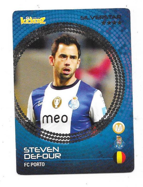 2014-15 Swedish Kickerz Silverstar # Steven Defour  FC Porto , Belgium