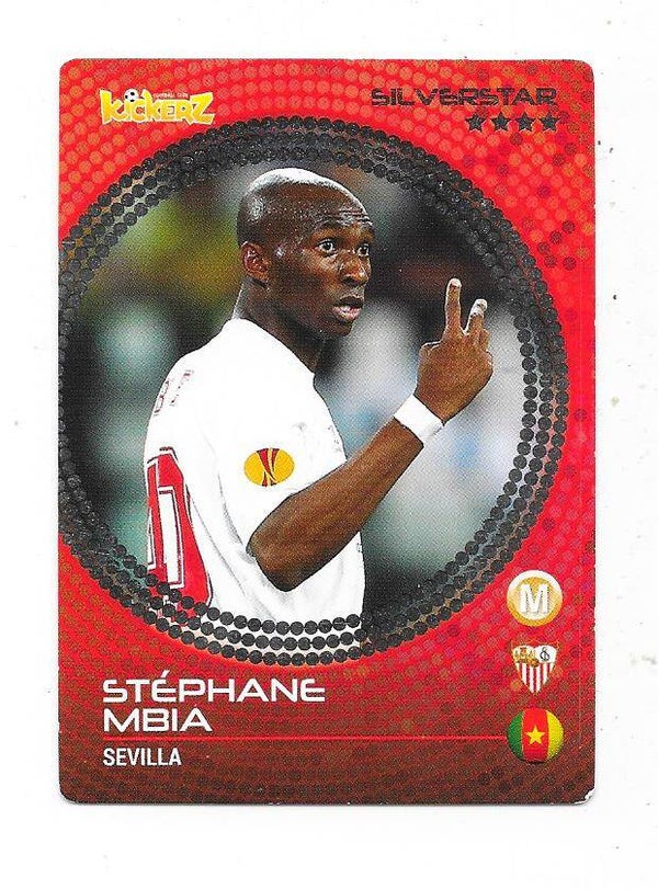 2015 Swedish Kickerz Silverstar # Stephane MBia , Sevilla & Cameroon