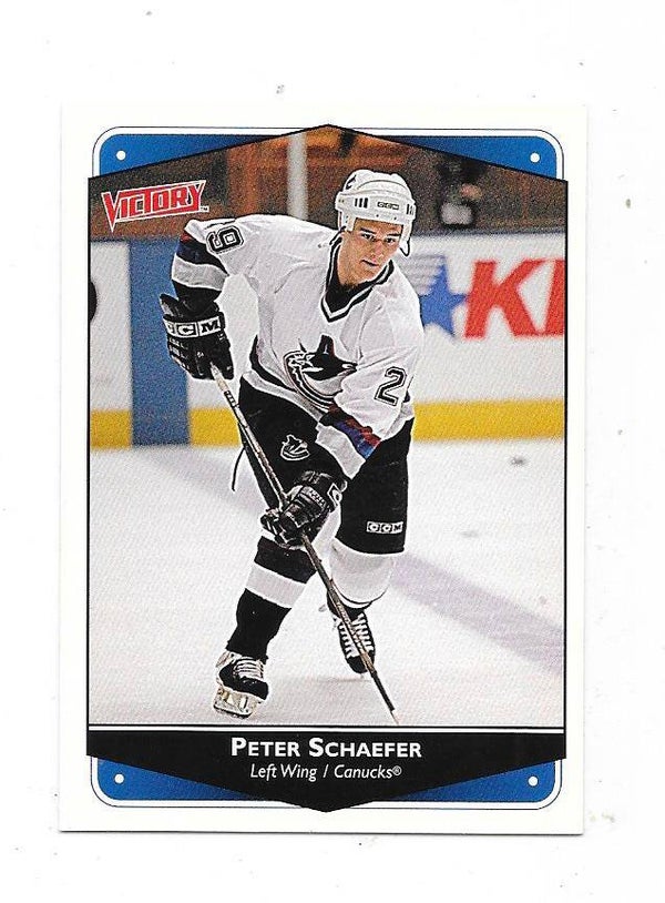 1999-00 Upper Deck Victory #302 Peter Schaefer , Vancouver Canucks