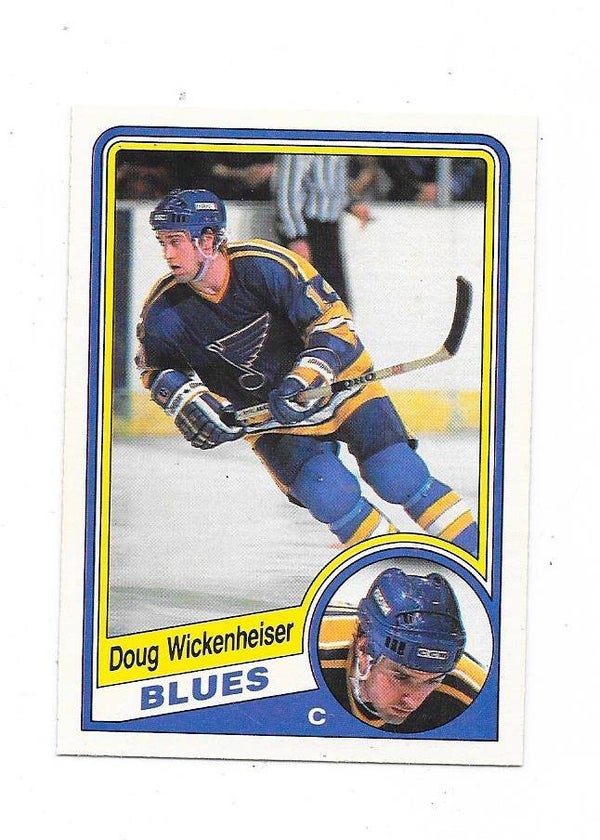 1984-85 OPC NHL Ice Hockey Card #193 Doug Wickenheiser , St Louis Blues