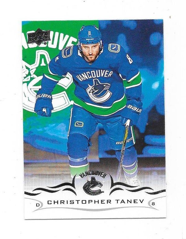 2018-19 Upper Deck NHL Ice Hockey Card  #428 Christopher Tanev , Vancouver Canucks