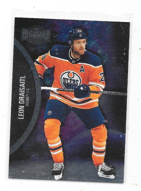 2020-21 SkyBox Metal Universe NHL #20 Leon Draisaitl , Edmonton Oilers