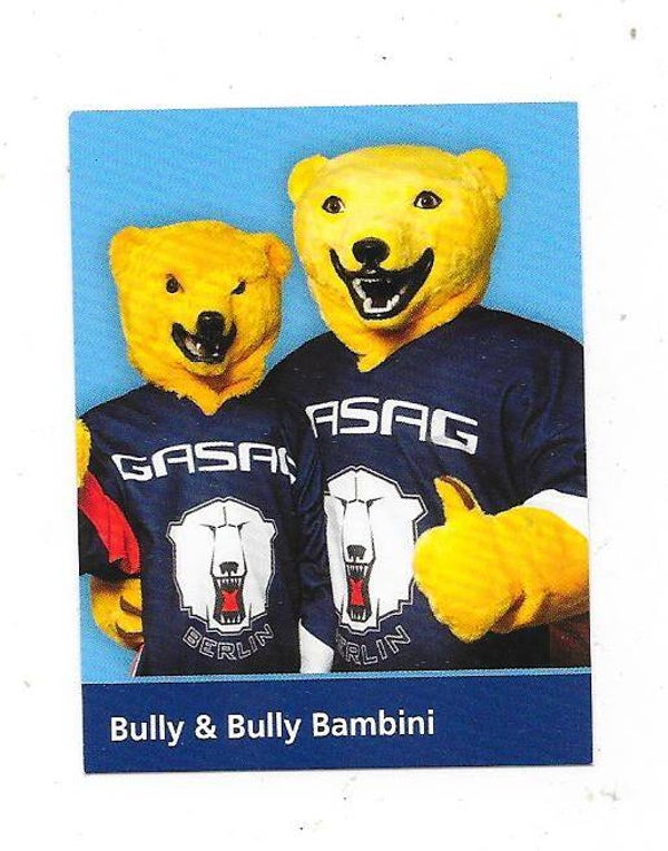 2009-10 German Eisbären Berlin Teamissued Ice Hockey Card # Bully & Bully Bambini