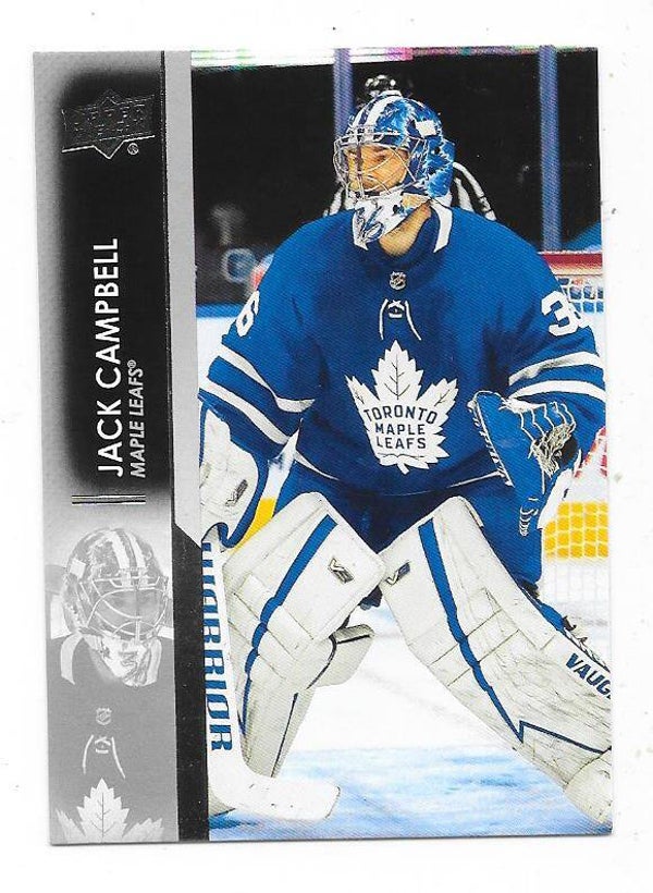 2021-22 Upper Deck NHL Ice Hockey Card #167 Jack Campbell , Toronto Maple Leafs