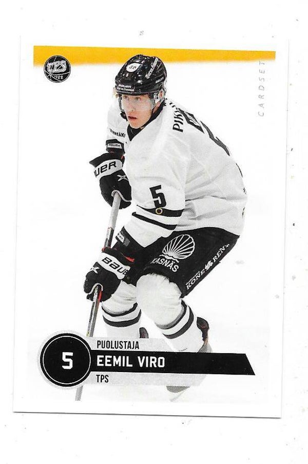 2020-21 Finnish Cardset #338 Eemil Viro , TPS & Detroit Red Wings
