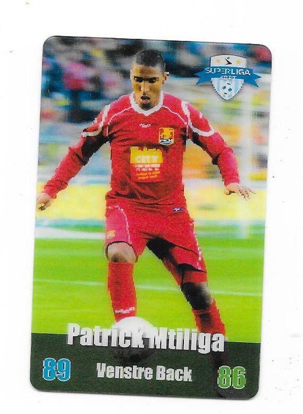 2012-13 Danish Superliga Kort Kulma Football Card  # Patrick Mtiliga ,  FC Nordsjælland
