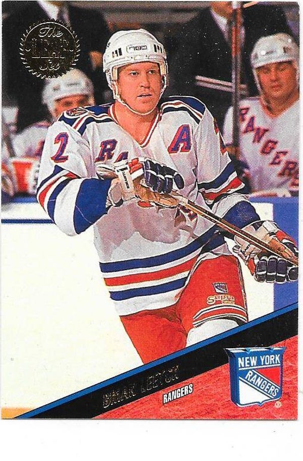 1993-94 LEAF #70 Brian Leetch , New York Rangers