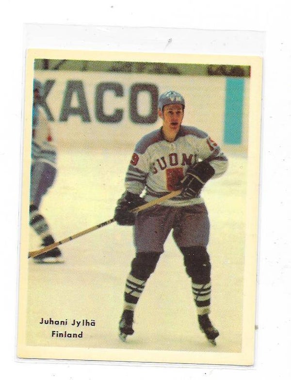 1970-71 Swedish Cumulus Mästar Serie # Juhani Jylhä , Suomi Finland & Lukko