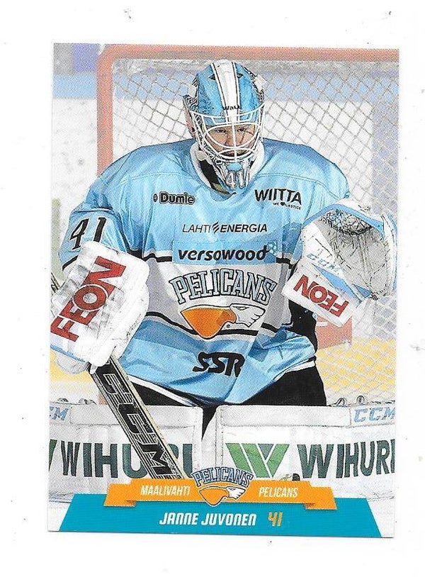2017-18 Finnish Cardset #289 Janne Juvonen  Pelicans , Kölner Haie