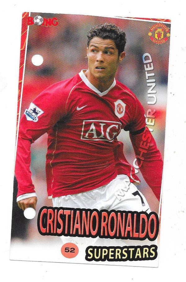 2006-07 Finnish Boing Superstars Football card #52 Cristiano Ronaldo , Manchester United & Portugal