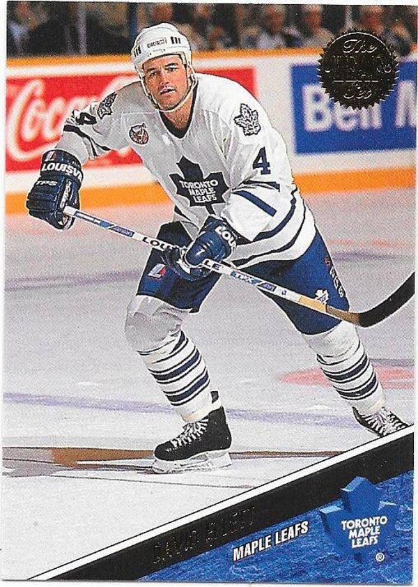 1993-94 LEAF #86 Dave Ellett , Toronto Maple Leafs