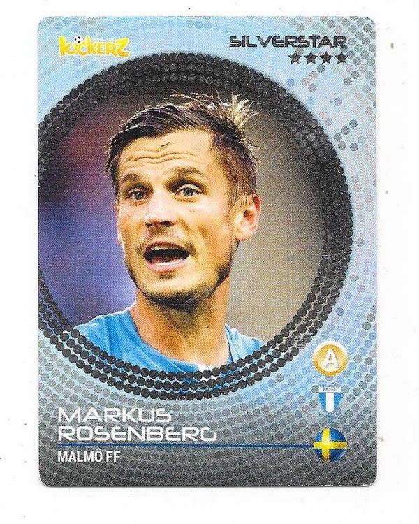 2013-14 Swedish Kickerz Silverstar # Markus Rosenberg , Malmö FF & Sweden