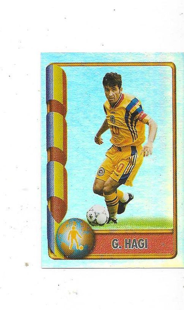 1998 Navarrete France 98 World Cup Football Sticker FOIL #453 Gheorghe Hagi , Romania