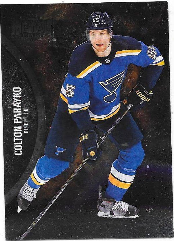 2021-22 SkyBox Metal Universe #56 Colton Parayko , St Louis Blues
