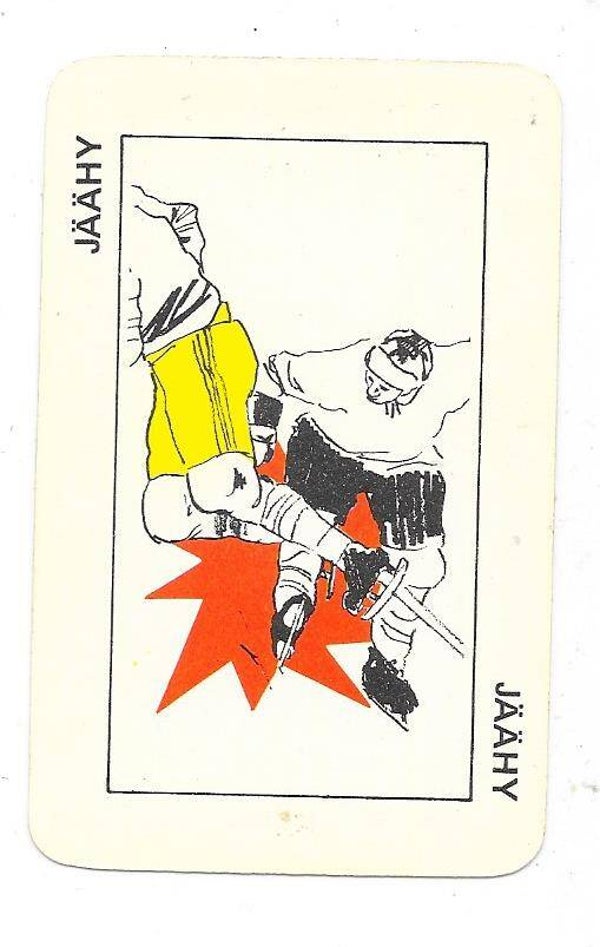 1974-75 Finnish Typotor Ice Hockey Card # Jäähy kortti
