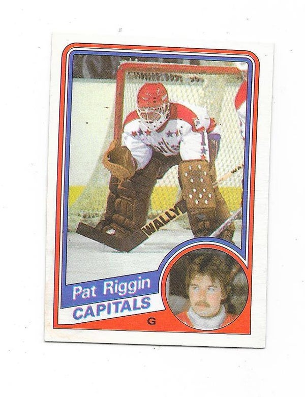 1984-85 OPC #205 Pat Riggin , Washington Capitals