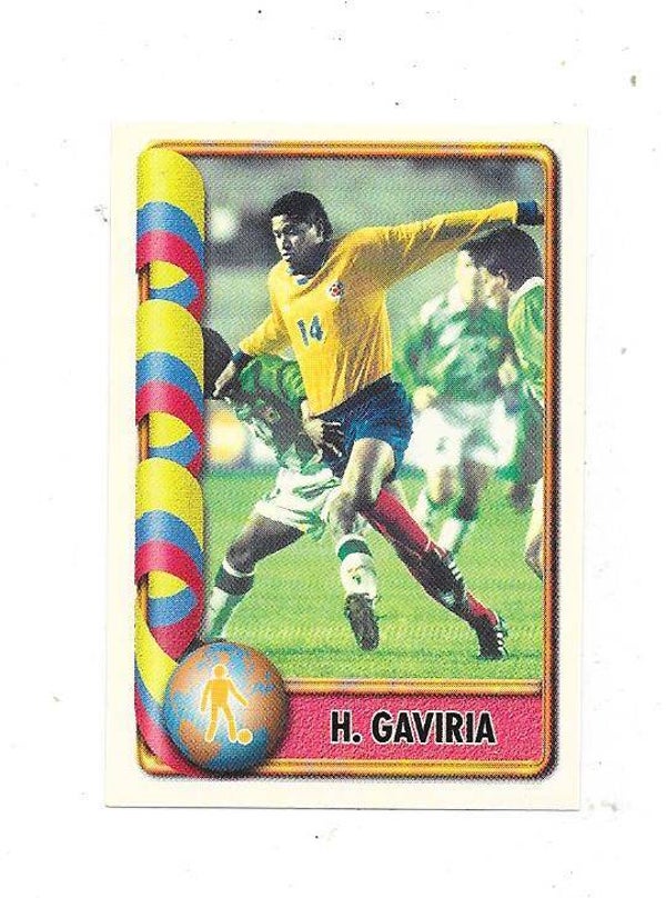 1998 Navarrete FIFA France 98 Sticker #161 Hernan Gaviria , Colombia