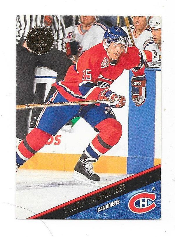 1993-94 LEAF NHL Ice Hockey Card #4 Vincent Damphousse , Montreal Canadiens
