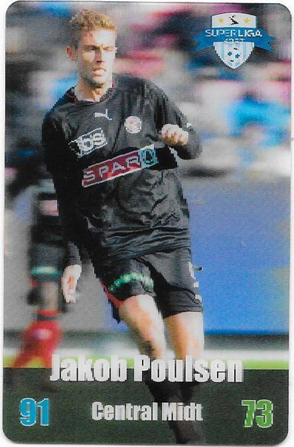 2012-13 Danish Kulma Superliga Kort Football card # Jakob Poulsen , FC Midtjylland