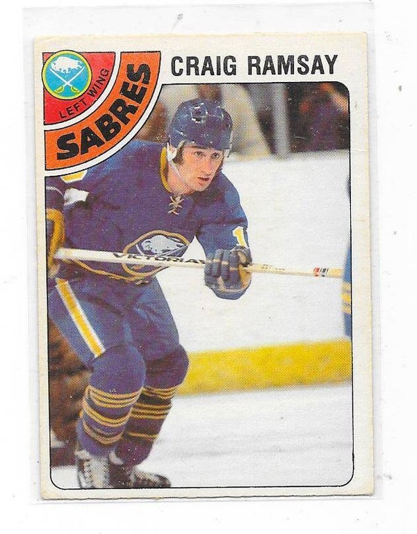 1978-79 OPC NHL Ice Hockey Card #9 Craig Ramsay , Buffalo Sabres