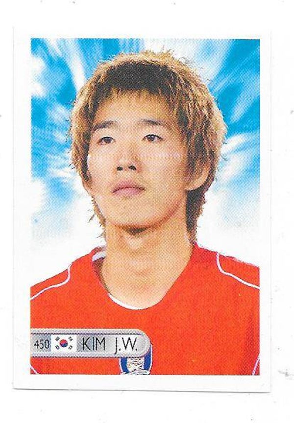 2006 Mundocrom FIFA World Cup Sticker #450 Kim Jung-Woo , South Korea , Nagoya Grampus Eight