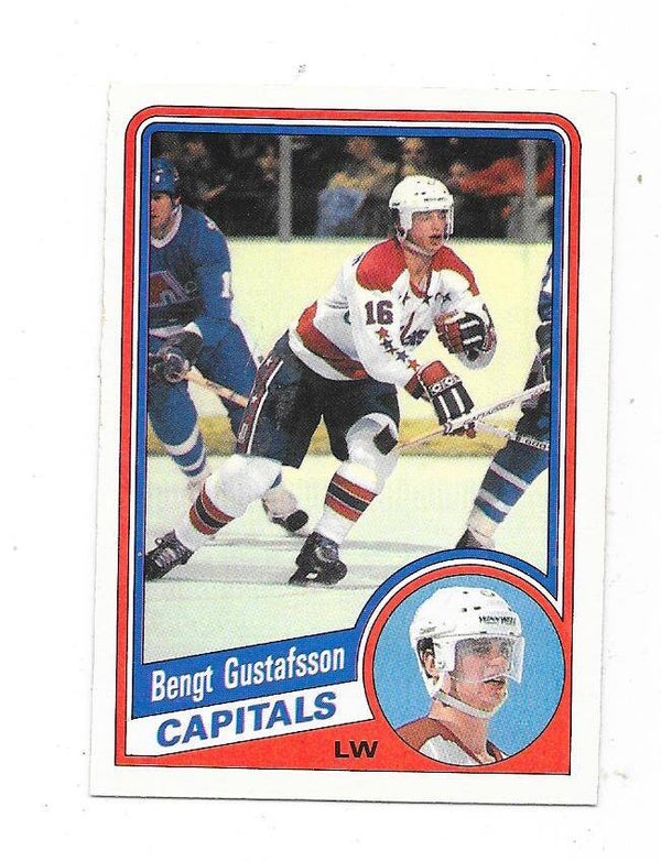 1984-85 OPC #198 Bengr-Åke Gustafsson , Washington Capitals
