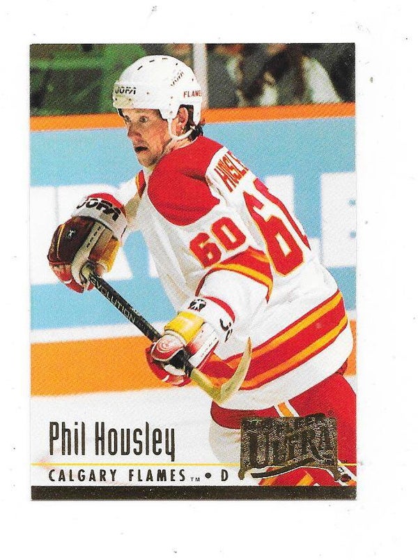 1994-95 Ultra NHL Hockey Card #269 Phil Housley , Calgary Flames