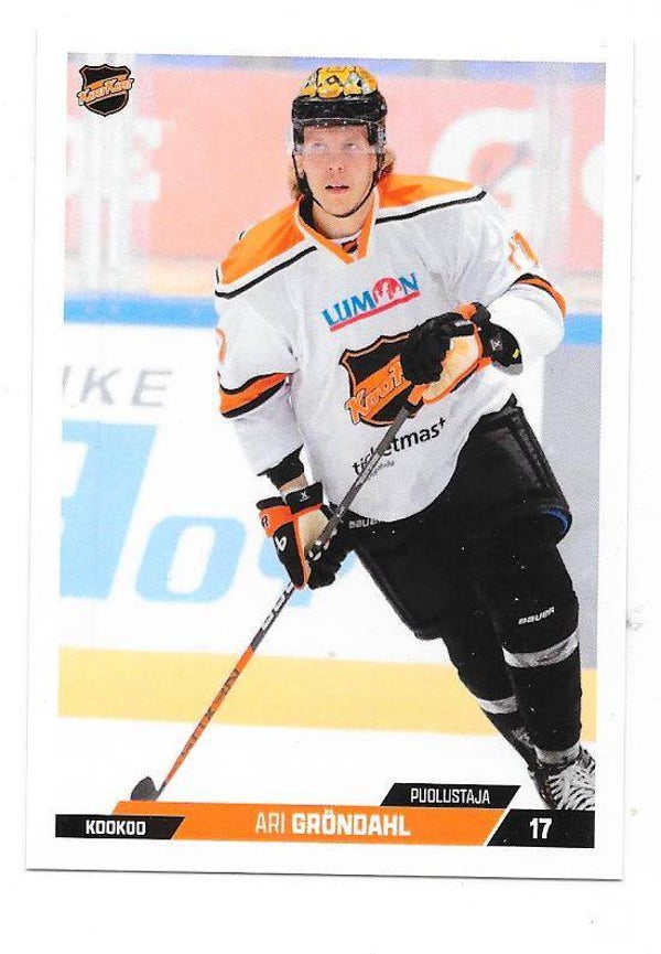 2023-24 Finnish Cardset #75 Ari Gröndahl KooKoo , Dornbirner EC
