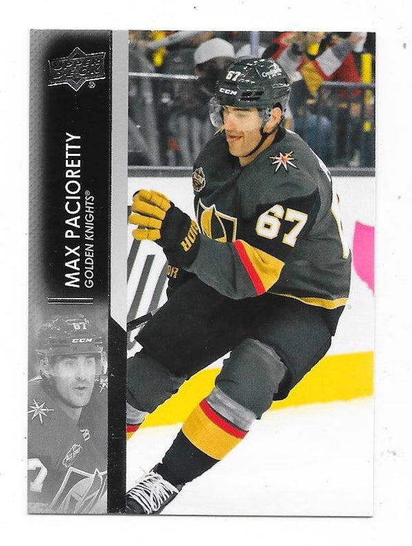 2021-22 Upper Deck NHL Ice Hockey Cards #431 Max Pacioretty , Vegas Golden Knights