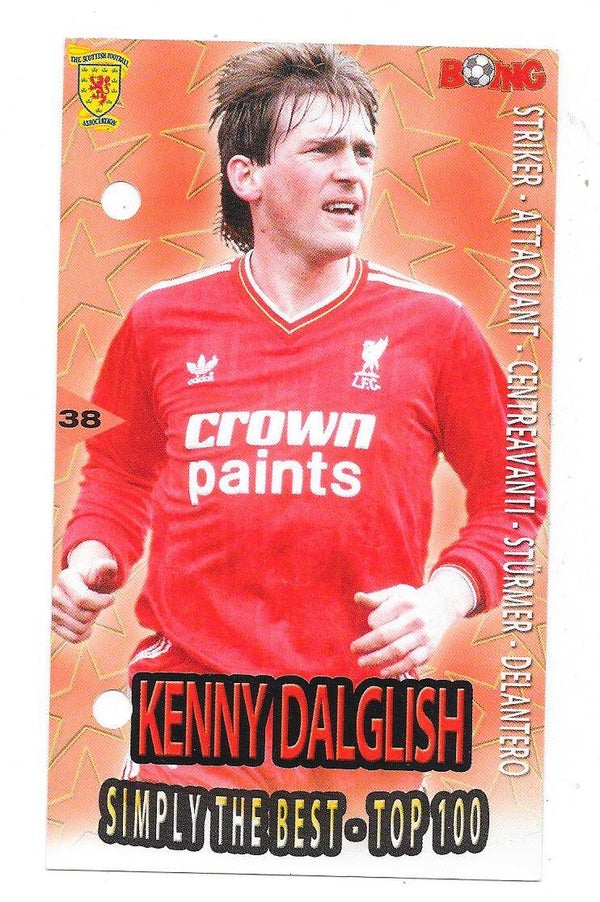 2005-06 Finnish Boing Simply The Best #38 Kenny Dalglish  Liverpool , Scotland