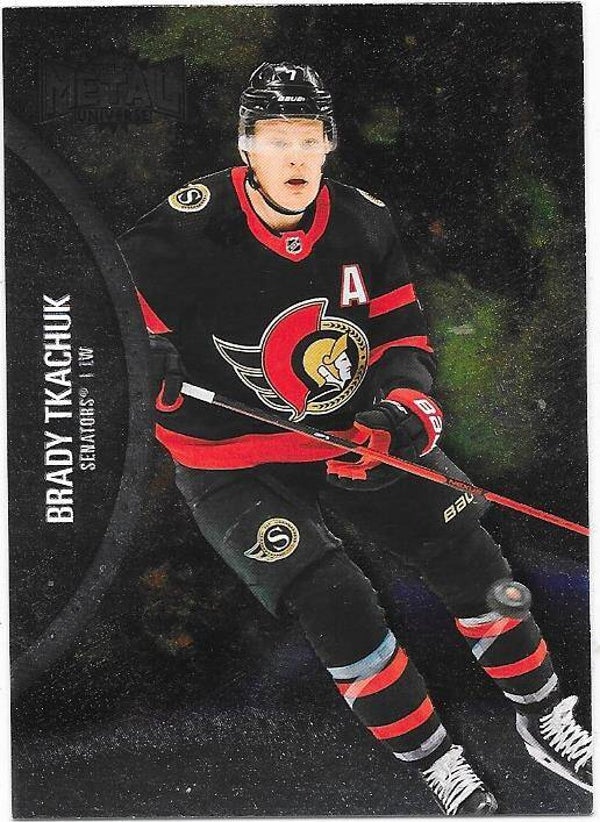 2021-22 Skybox Metal Universe #31 Brady Tkachuk , Ottawa Senators