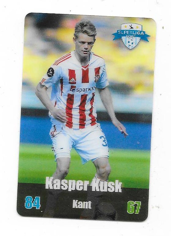 2012-13 Danish Superliga Kort Kulma Football Card  # Kasper Kusk , AaB