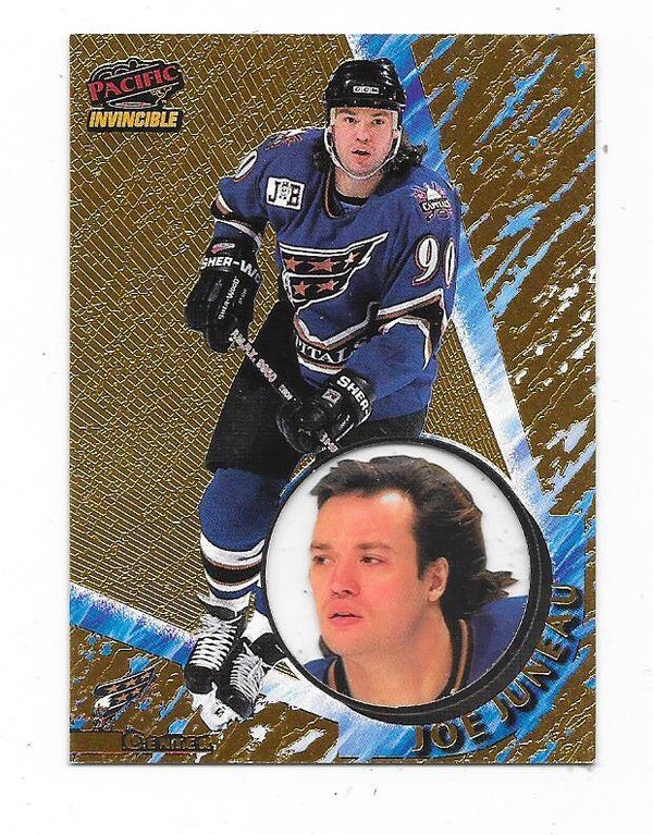 1997-98 Pacific Revolution Ice Hockey Card #147 Joe Juneau , Washington Capitals