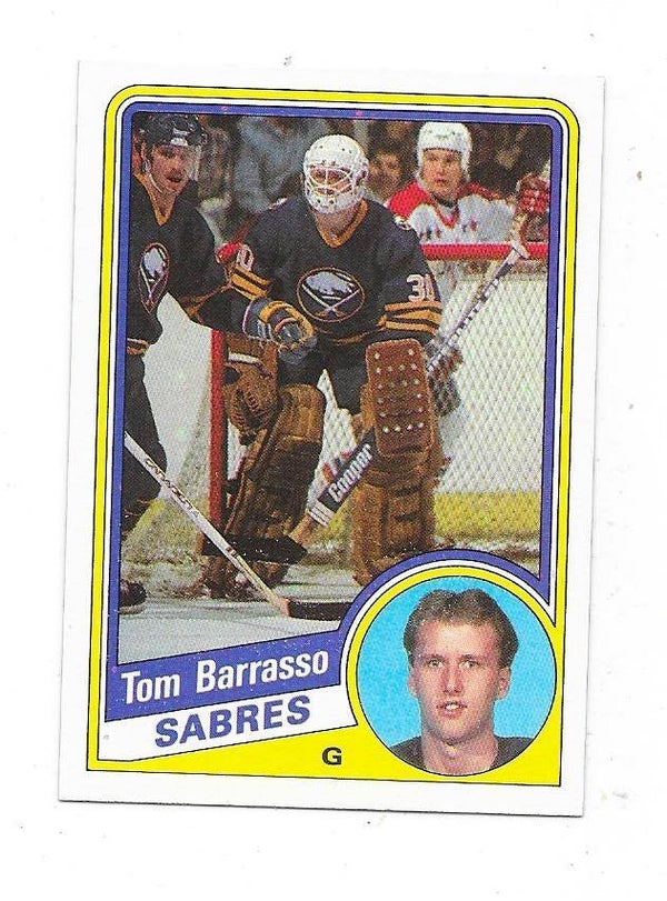 1984-85 Topps #14 Tom Barrasso , Buffalo Sabres RC