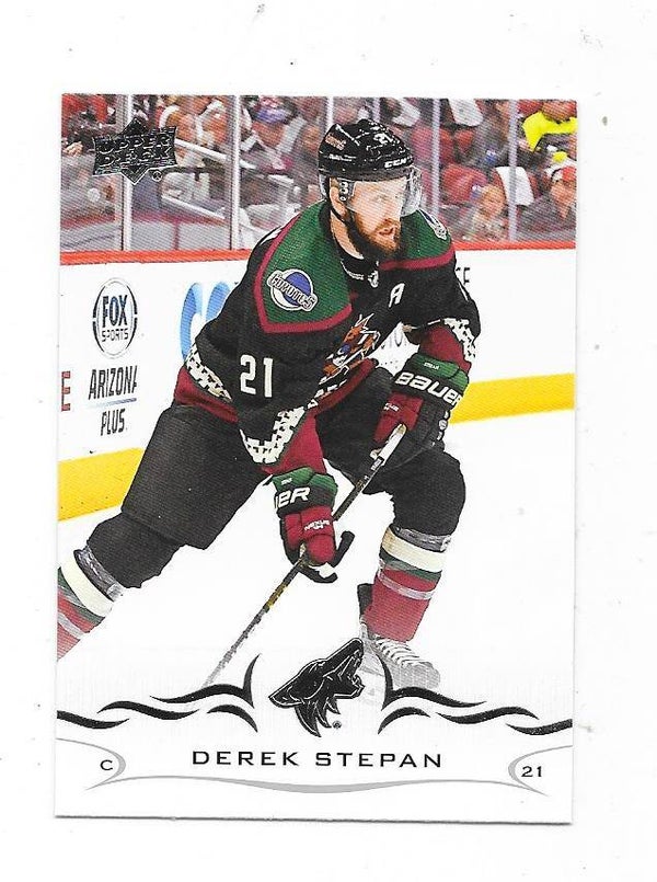 2018-19 Upper Deck NHL Ice Hockey Card #257 Derek Stepan , Arizona Coyotes