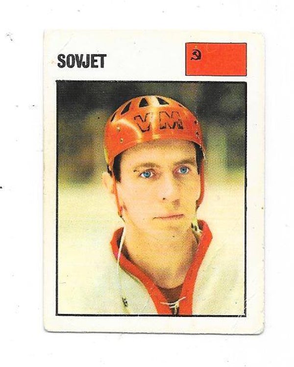 1969-70 Swedish Semic Ice Hockey #2 Vitali Davydov , Soviet Union ( CCCP ) , Dynamo Moscow