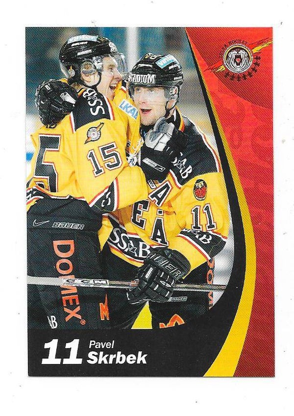 2006-07 Swedish SHL #213 Pavel Skrbek   Luleå HF , HC Kladno
