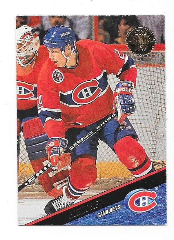 1993-94 LEAF NHL Ice Hockey Card #283 Lyle Odelein, Montreal Canadiens