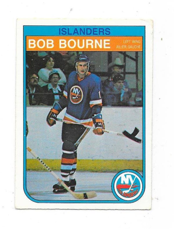1982-83 OPC NHL Ice Hockey Card #198 Bob Bourne , New York Islanders