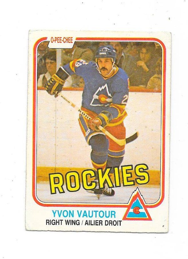 1981-82 OPC #84 Yvon Vautour , Colorado Rockies
