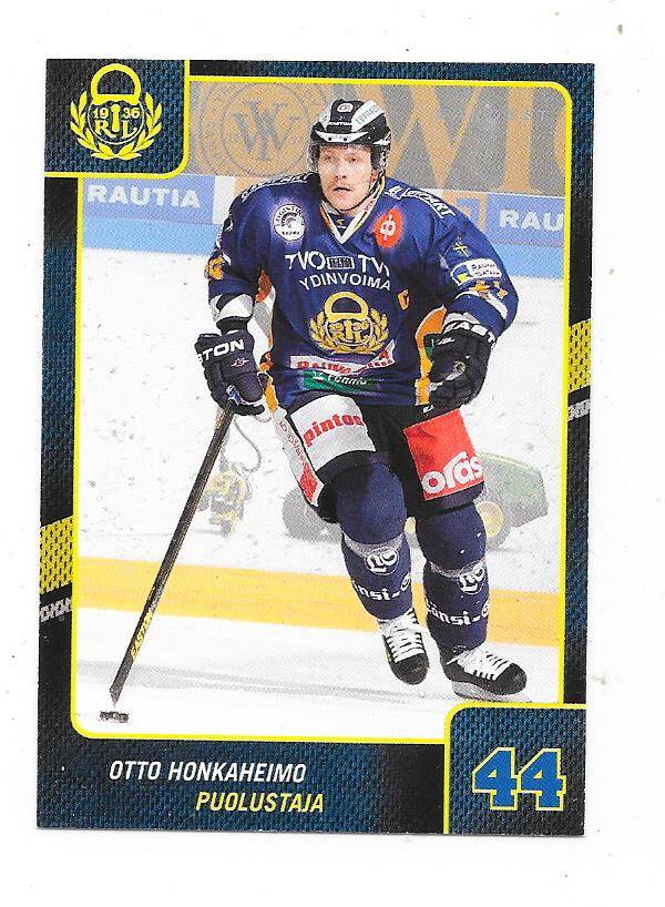 2013-14 Finnish Cardset Ice Hockey Card #99 Otto Honkaheimo , Lukko Rauma