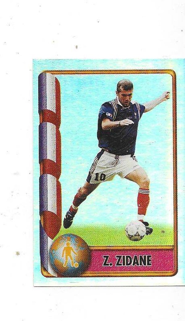 1998-99 Navarrete FIFA WC France 98 FOIL #275 Zinedine Zidane , France