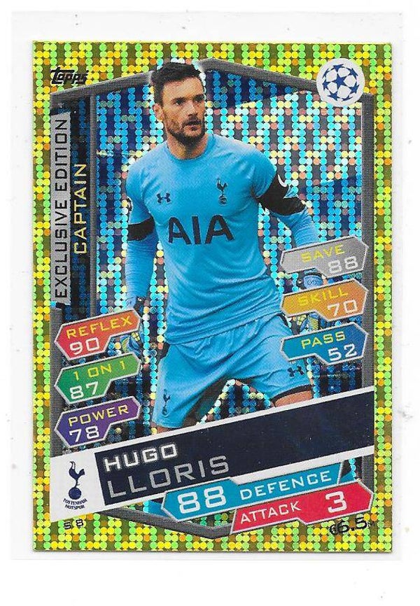2016-17 Topps Match Attax Champions League Captain # Hugo Lloris  Tottenham Hotspur