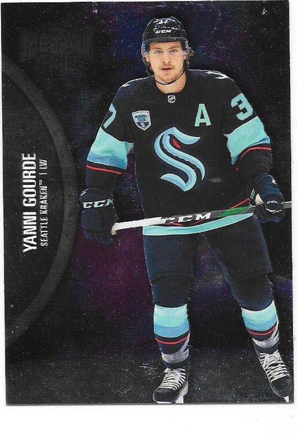 2021-22 SkyBox Metal Universe #41 Yanni Gourde , Seattle Kraken